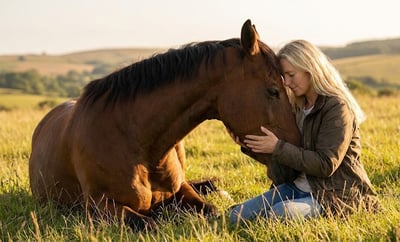 Horse human bond ManeAndRein